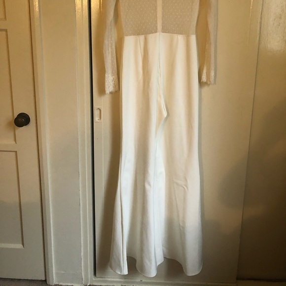 Second Skin Overalls by Danielle Bernstein Ivory - Picture 3 of 6